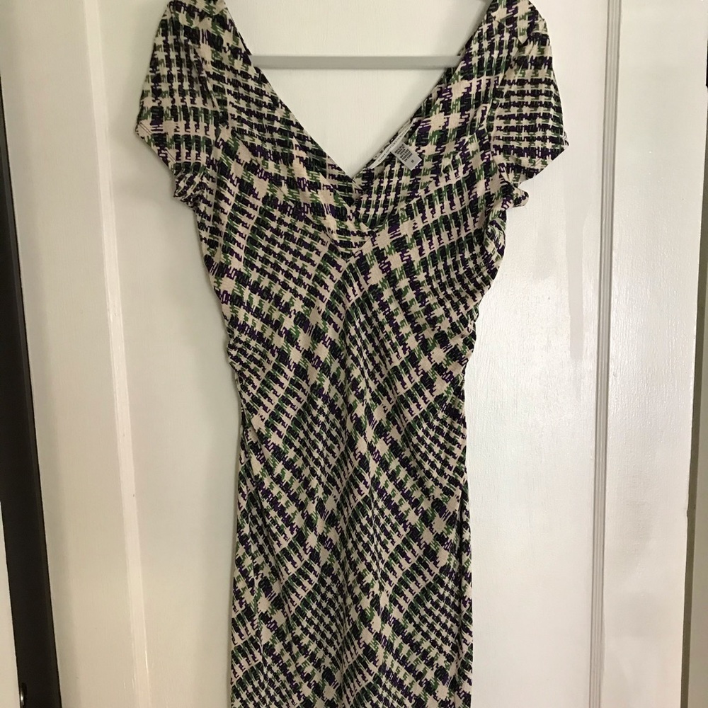Diane VonFurstenberg silk fitted dress